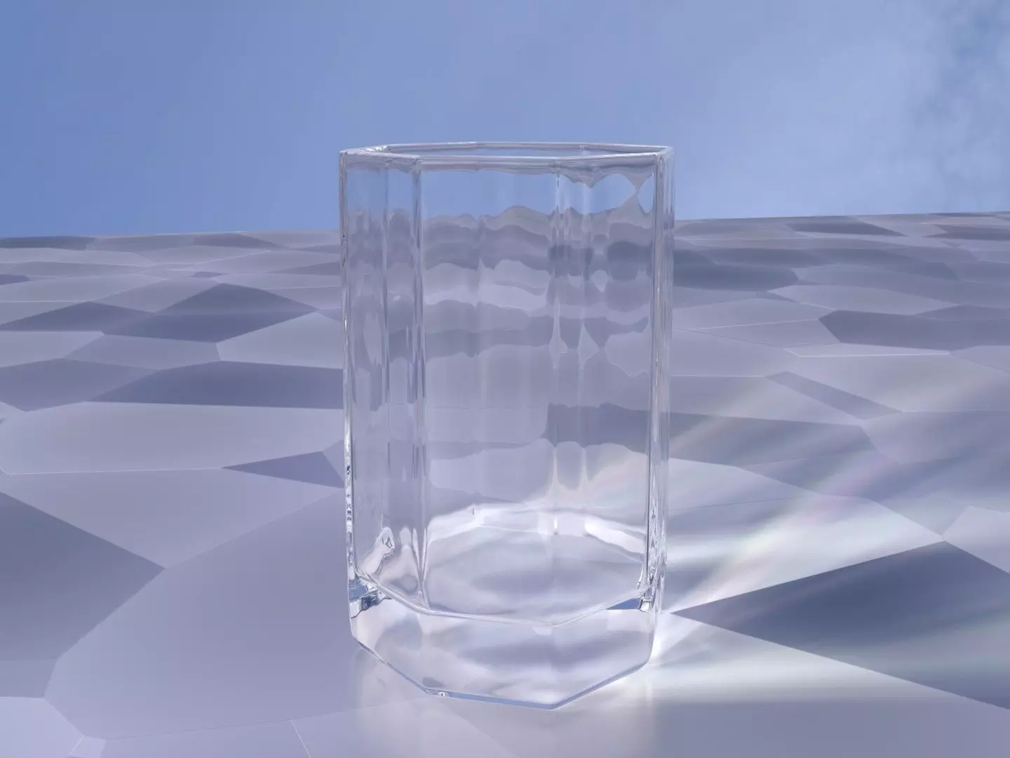 glass vase Free 3D model_0