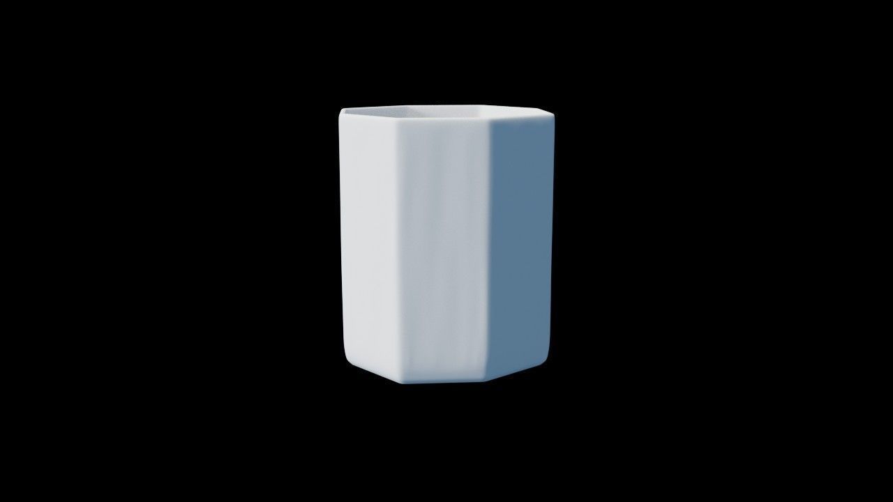 glass vase Free 3D model_4