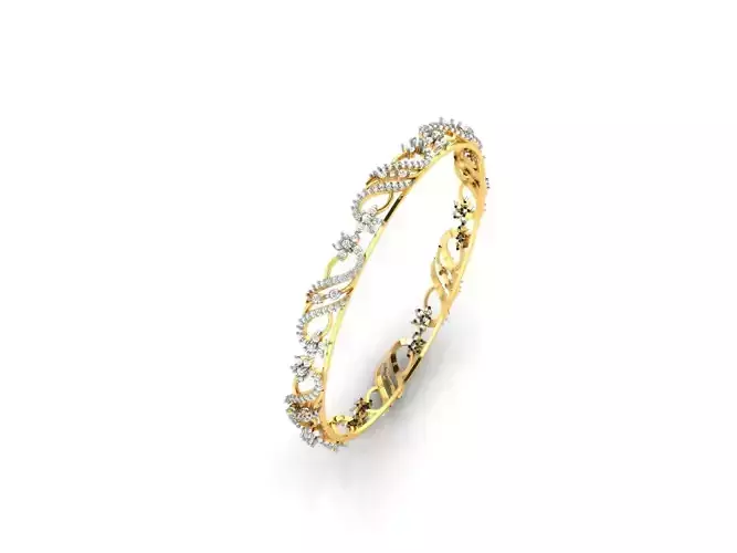 Luxurious Gold Ring With Diamonds 4