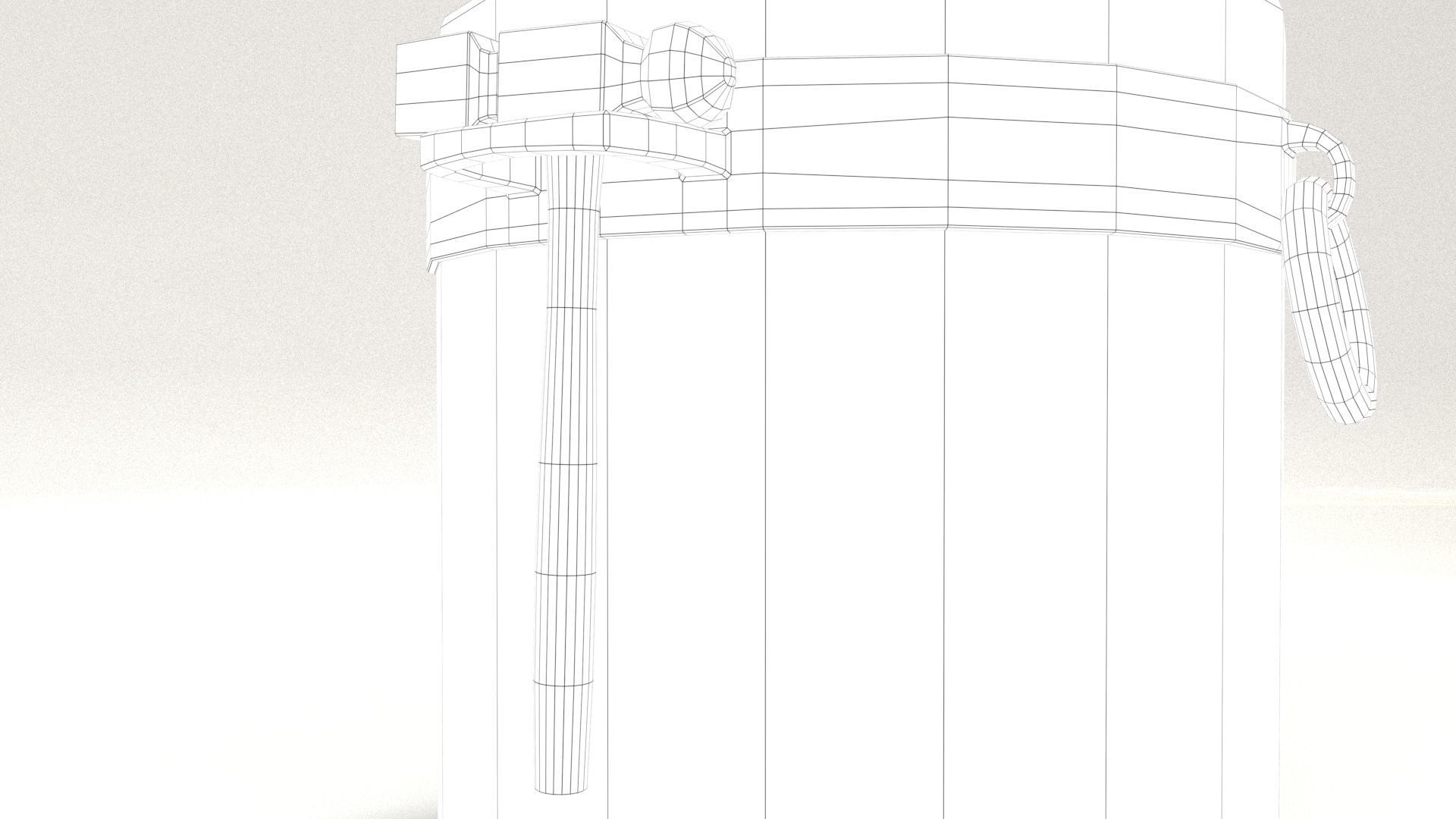 Blacksmith Set Low-poly 3D model_46