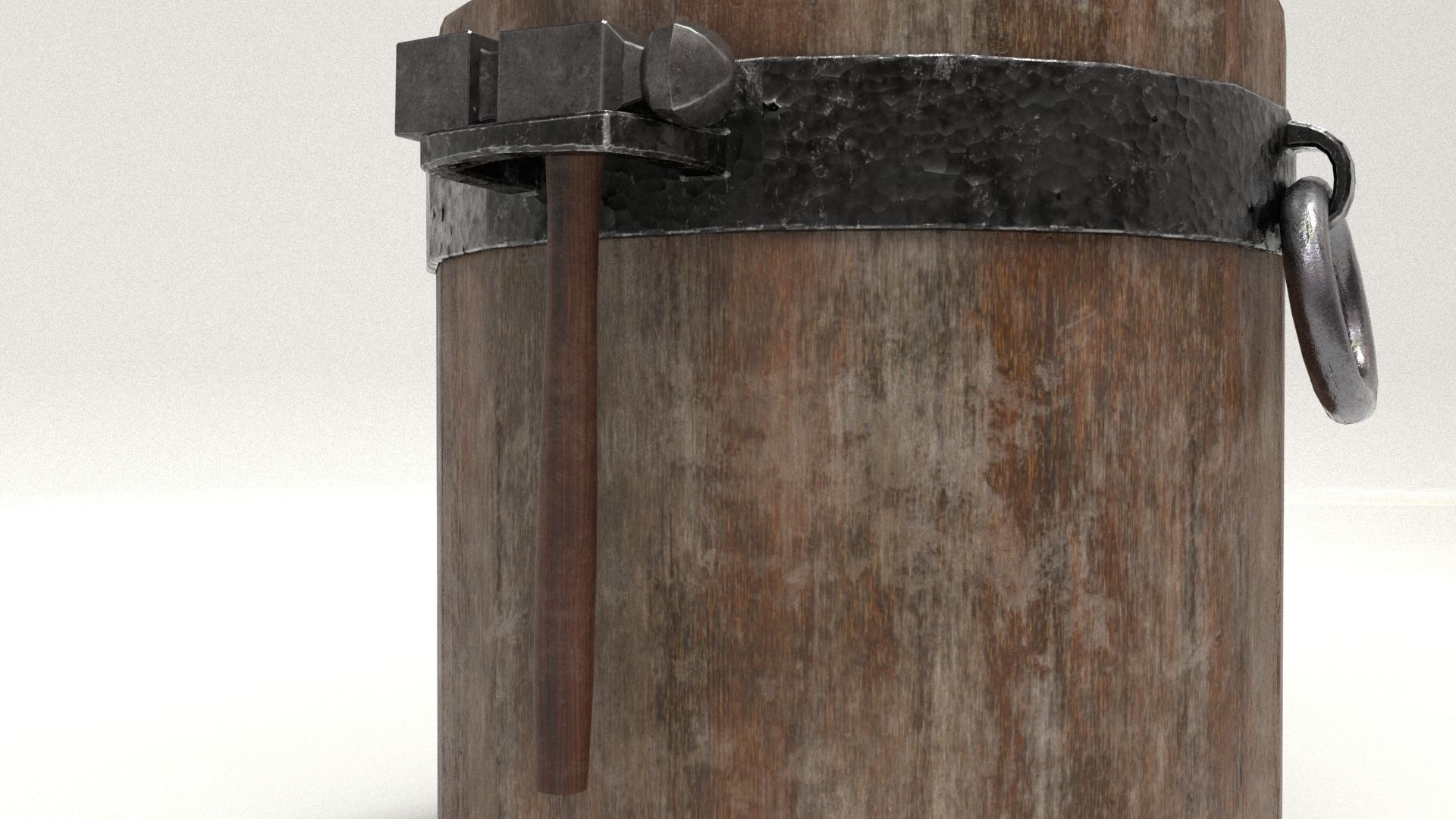 Blacksmith Set Low-poly 3D model_45