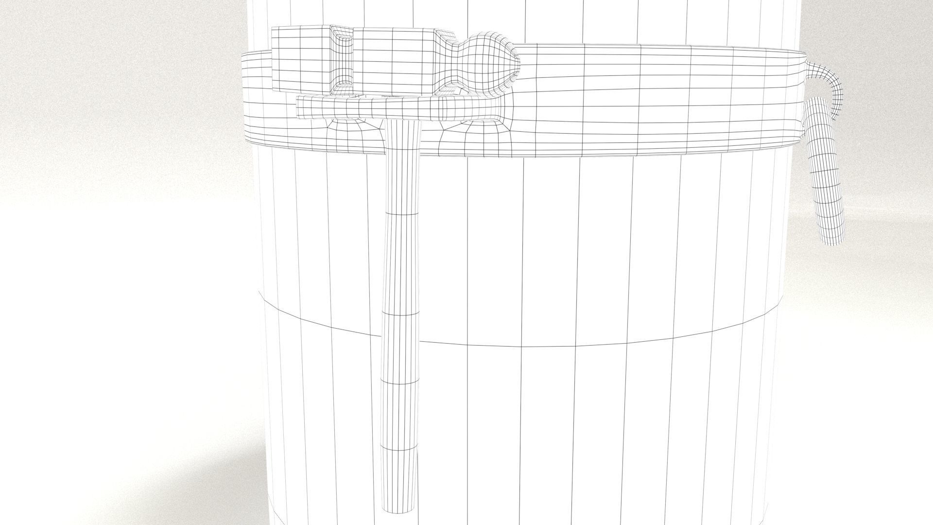 Blacksmith Set Low-poly 3D model_35