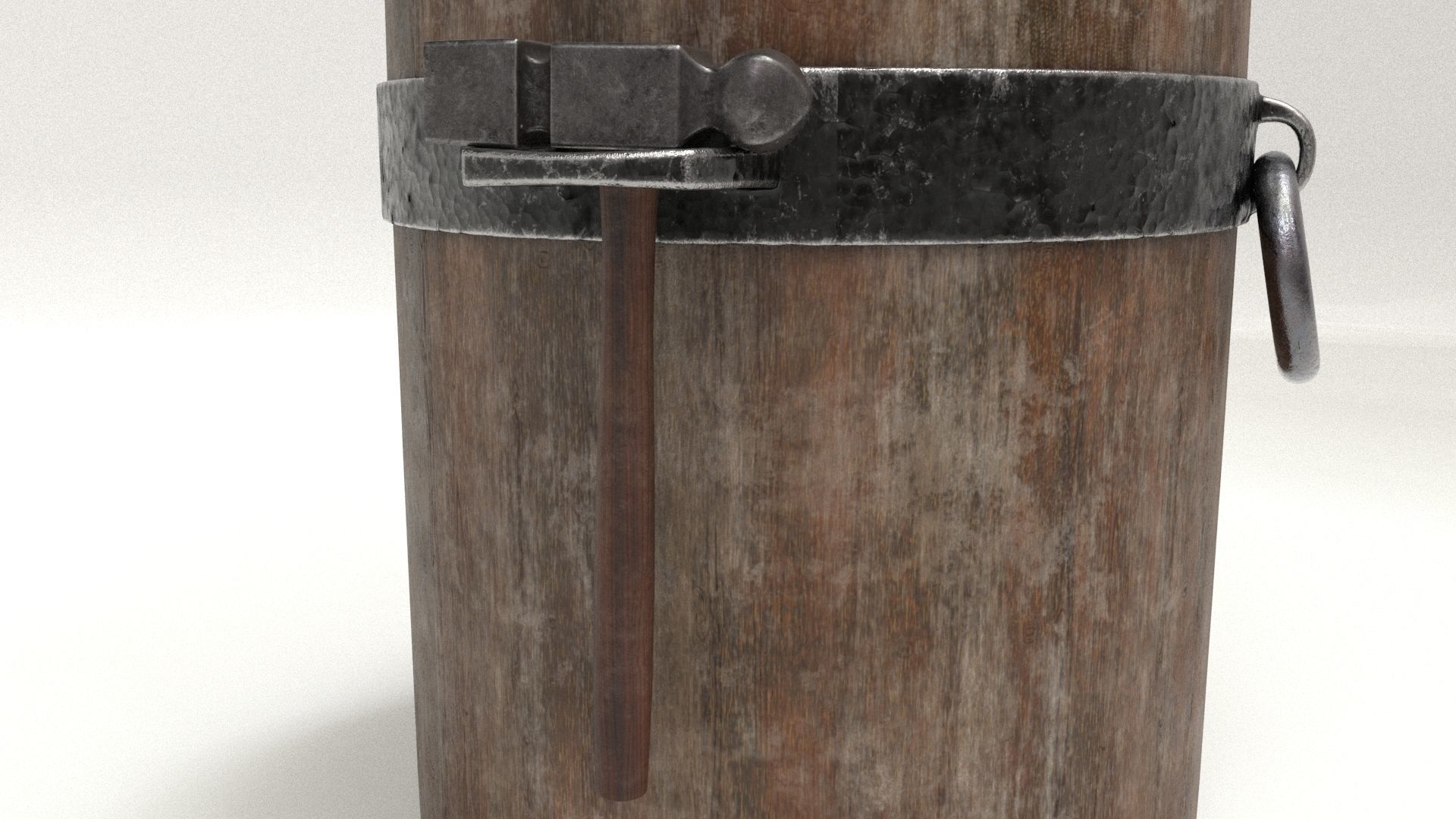 Blacksmith Set Low-poly 3D model_34