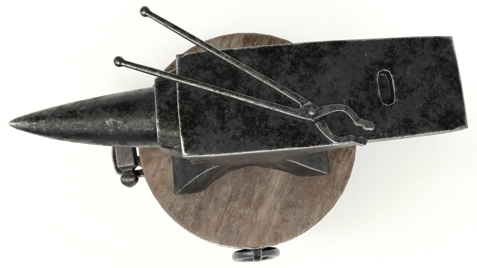 Blacksmith Set Low-poly 3D model_24