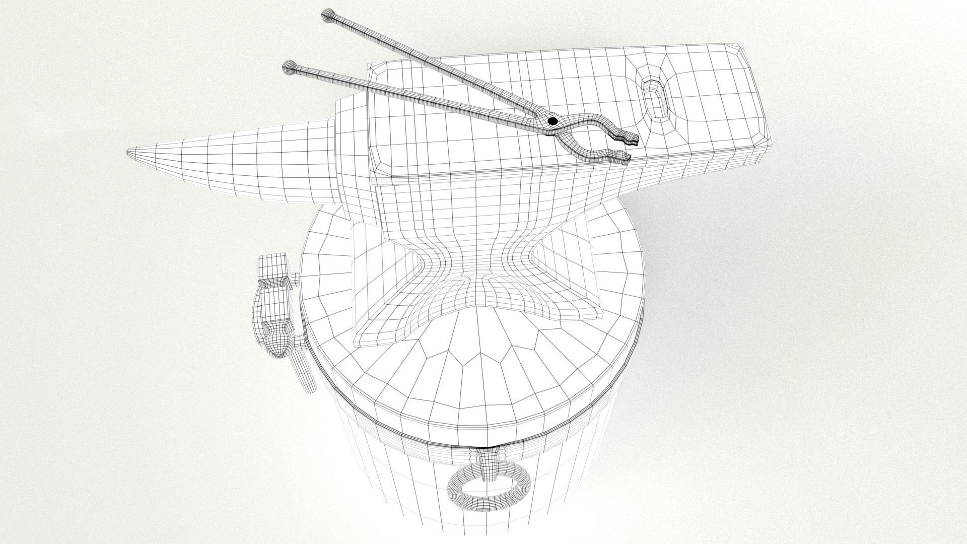 Blacksmith Set Low-poly 3D model_23