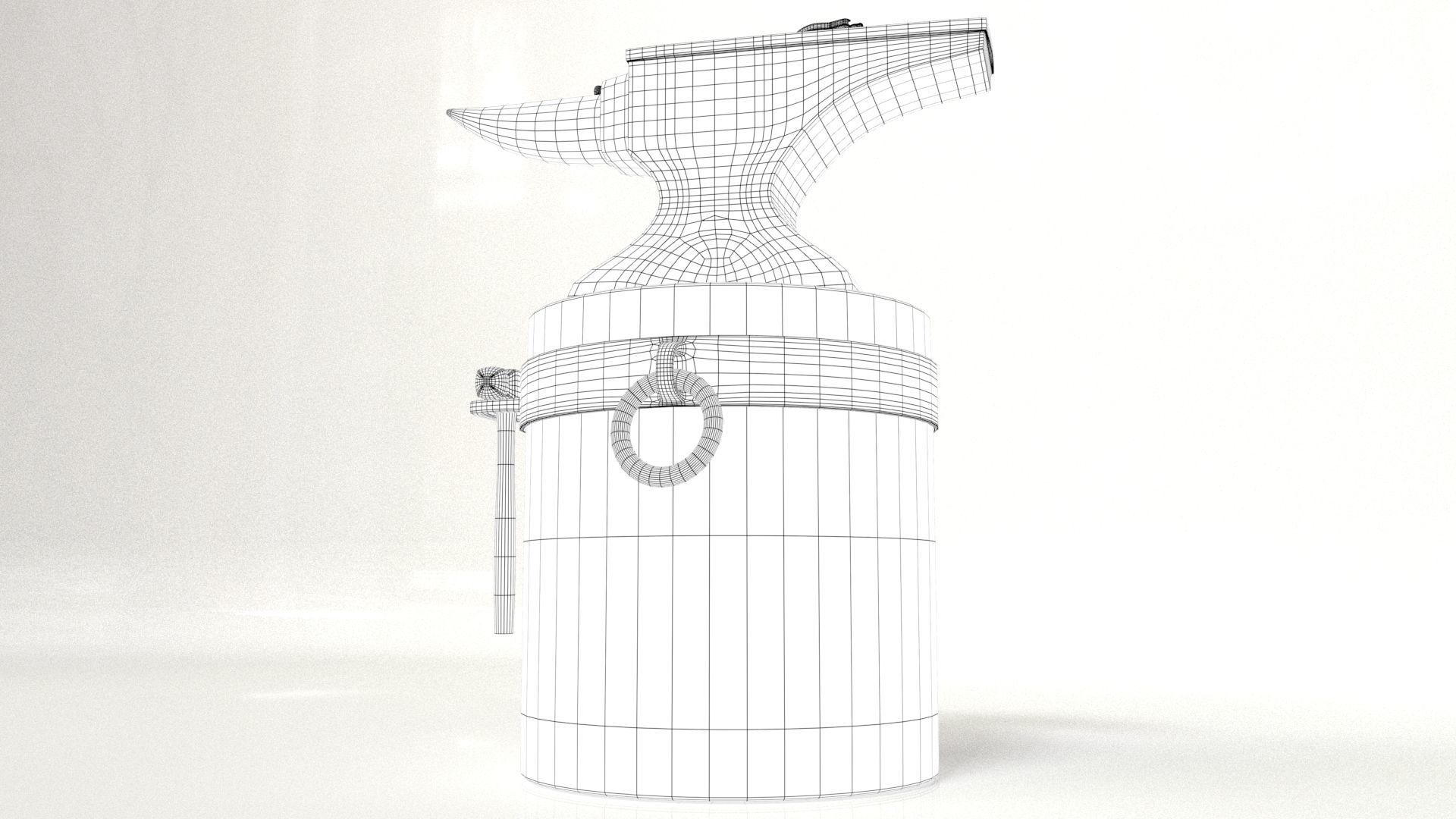 Blacksmith Set Low-poly 3D model_17