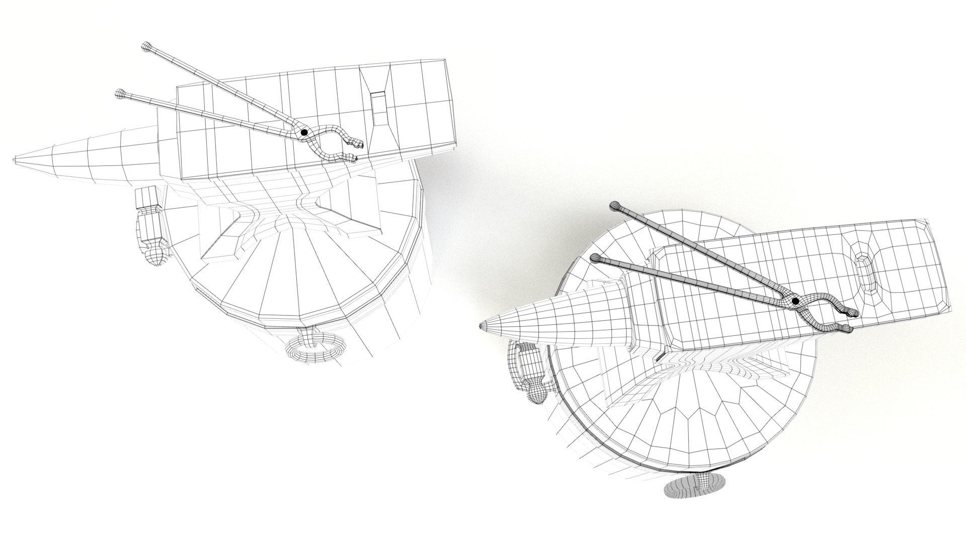 Blacksmith Set Low-poly 3D model_13