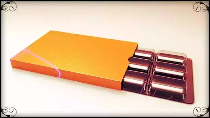 Orbit chewing gum box