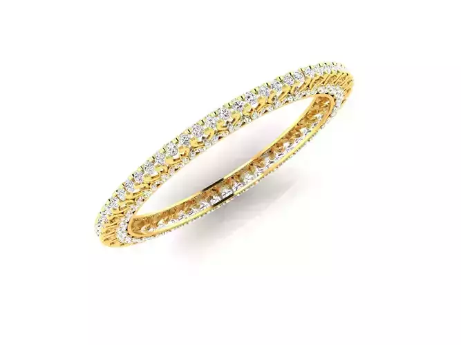 Luxurious Gold Ring With Diamonds 5