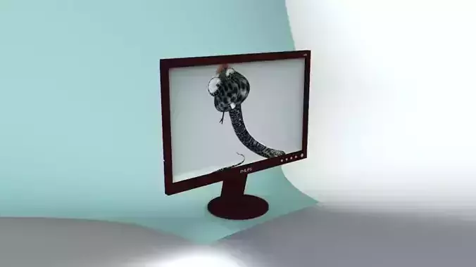 PHILIPS Monitor Free 3D model