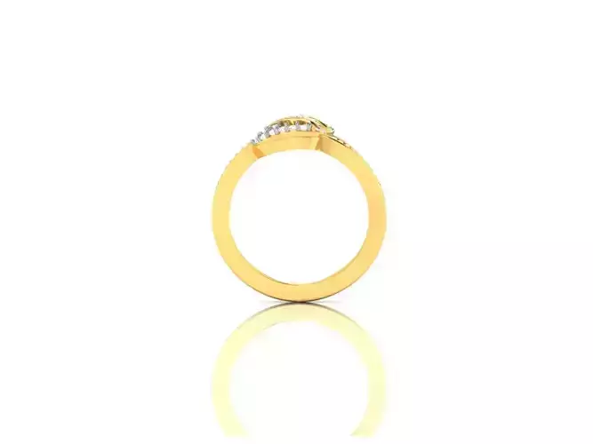 Gold Engagement Ring With Diamonds 79