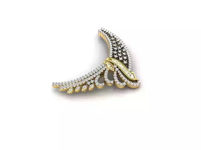 Gold Necklace With Diamonds 79