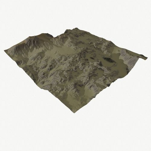 Landscape 35 Low-poly 3D model