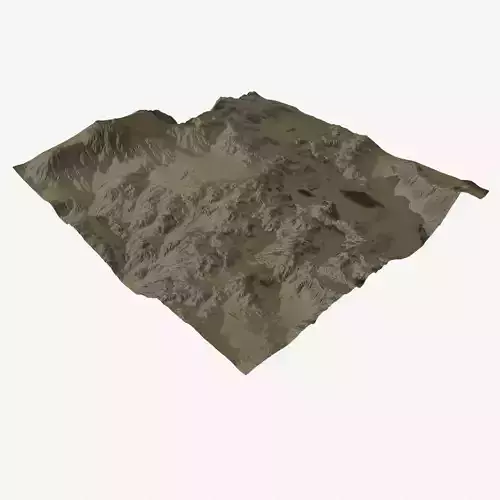 Landscape 35 Low-poly 3D model