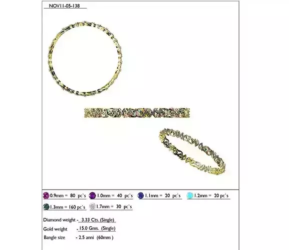 Gold Eternity Ring With Diamonds