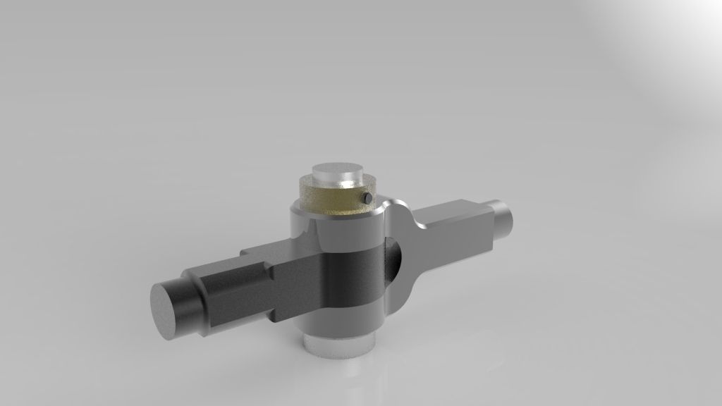 Pin joint or Knuckle Joint Free 3D model_1