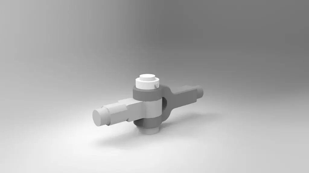 Pin joint or Knuckle Joint Free 3D model_0