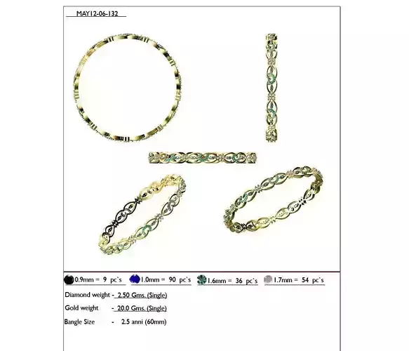 Gold Eternity Ring With Gemstones 6