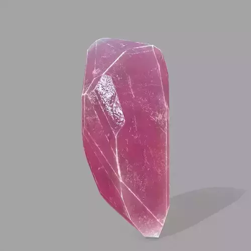 crystal ruby Low-poly 3D model