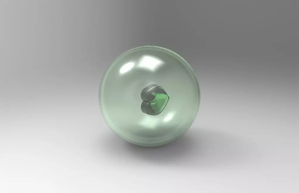Heart inside ball Free 3D model