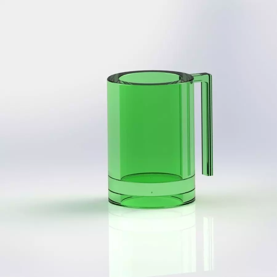 Jug glass mug Free 3D model