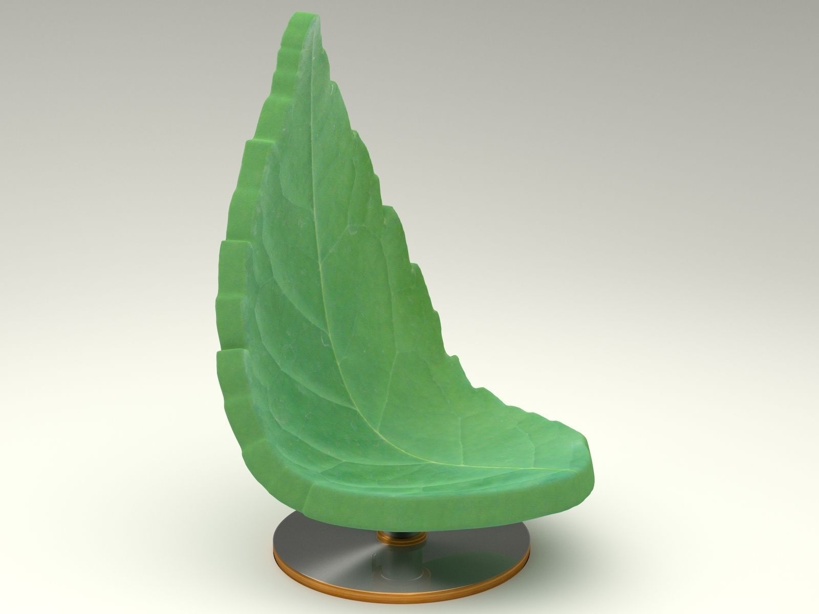 Nature chair leaf 3D Model .max .obj .fbx .c4d .ma .mb