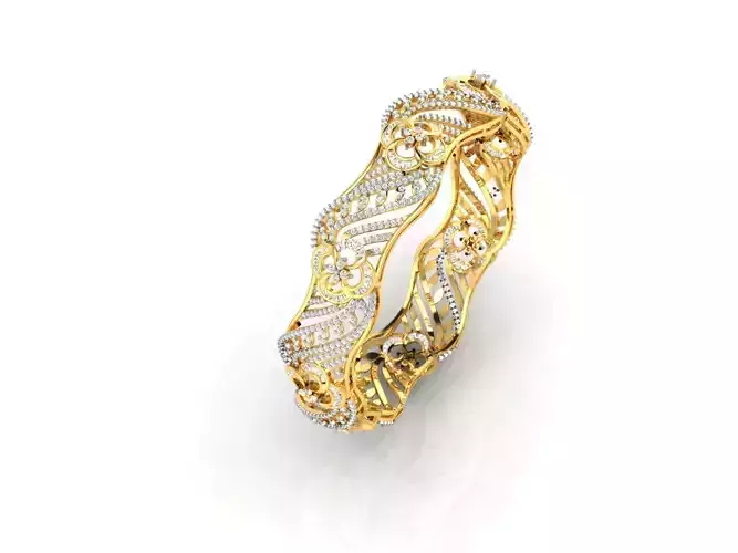 Gold Eternity Ring With Diamonds 2
