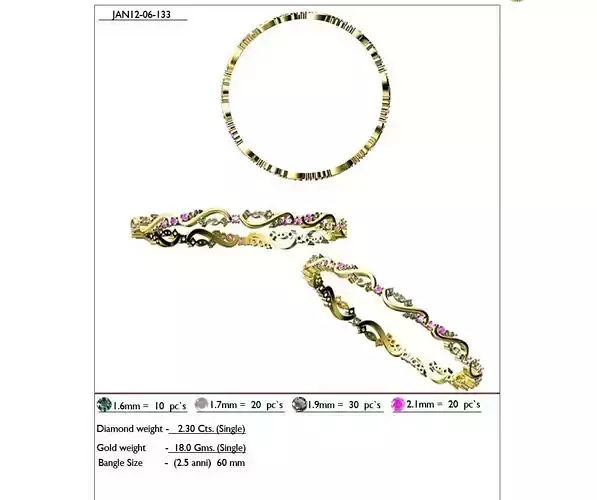 Gold Eternity Ring With Gemstones 7