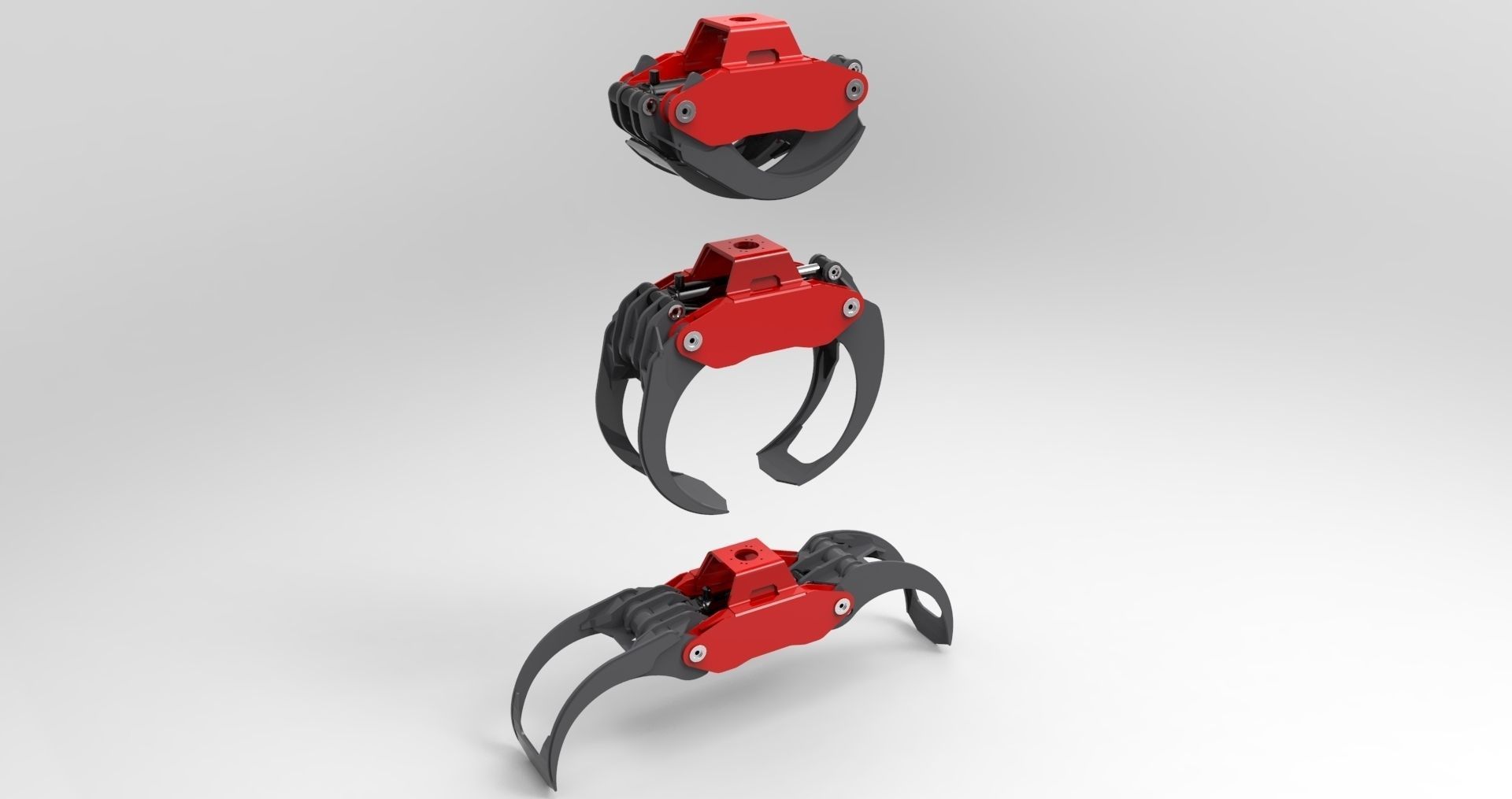 grapple-3 clamp Free 3D model_1