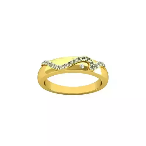 Gold Engagement Ring With Diamonds 88