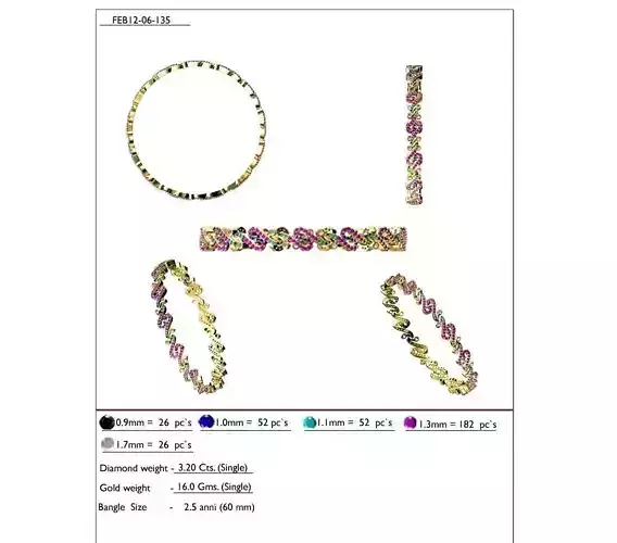 Eternity Ring With Multicolor Gemstones 1