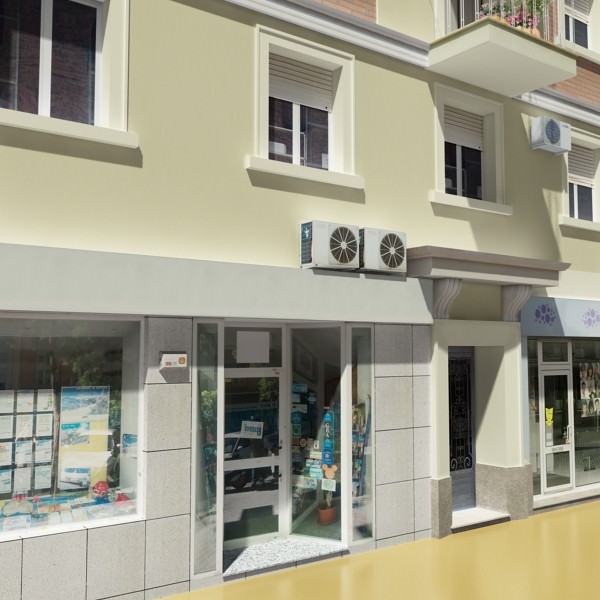 Photorealistic Low Poly Building 3D model_6