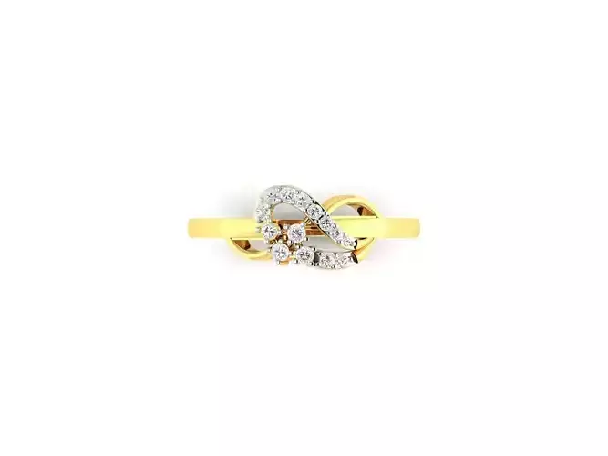 Gold Engagement Ring With Diamonds 91