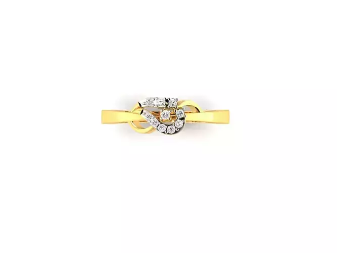 Gold Engagement Ring With Diamonds 99