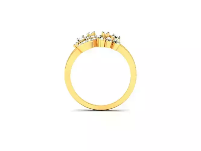 Gold Engagement Ring With Diamonds 102