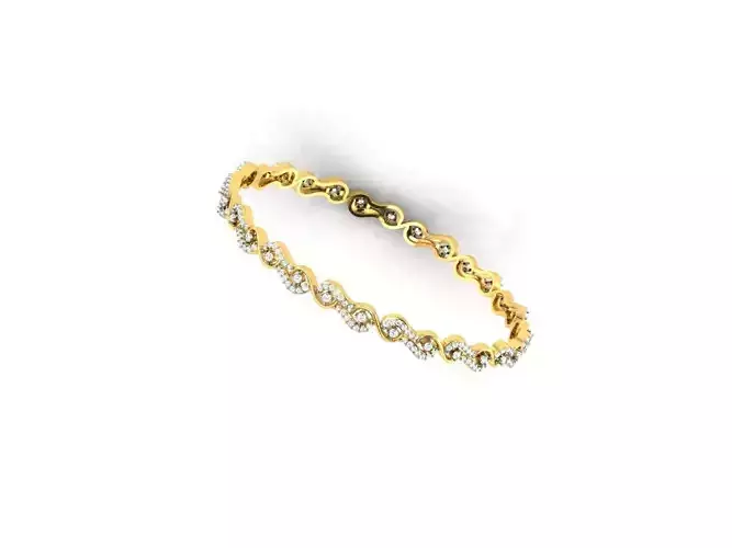 Gold Eternity Ring With Diamonds 11