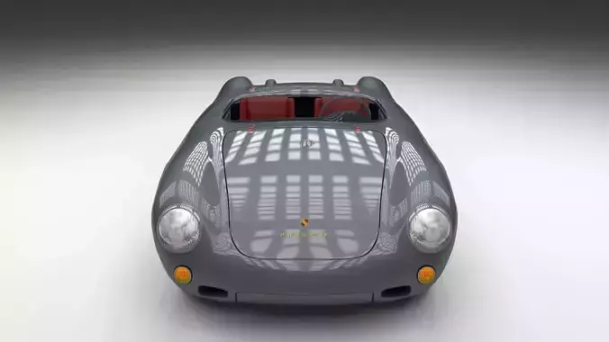 Porsche 550 Spyder gray