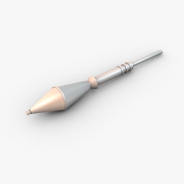 Bazooka Rocket Launcher 3D model_6