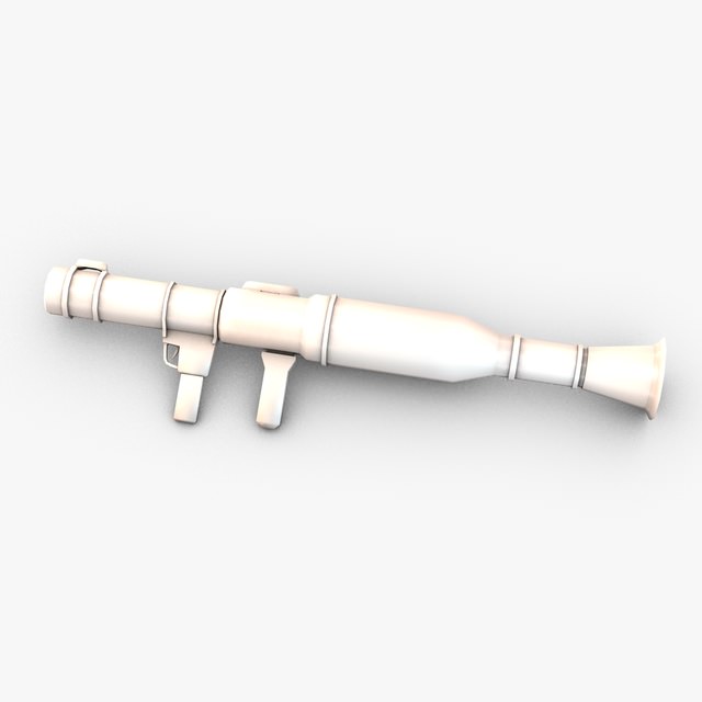 Bazooka Rocket Launcher 3D model_10