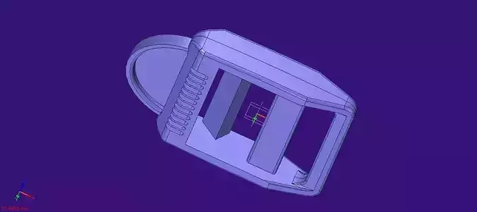 Clasp belt buckle Free 3D model