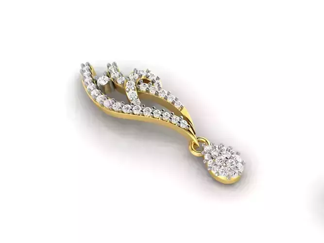 Gold Pendant With Diamonds 29