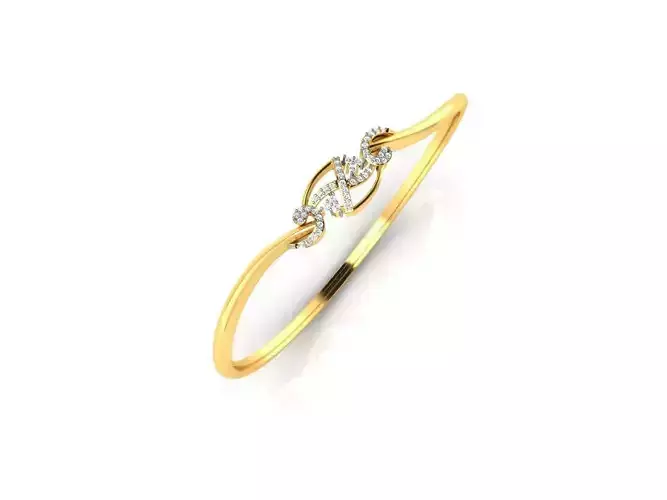 Gold Thin Engagement Ring With Diamonds 8