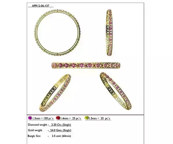 Gold Eternity Ring With Gemstones 10