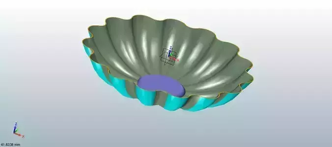 Cake mold 01 Free 3D model