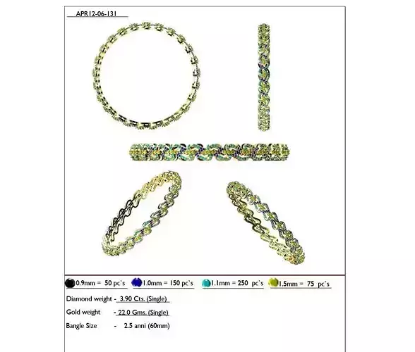 Gold Eternity Ring With Gemstones 12