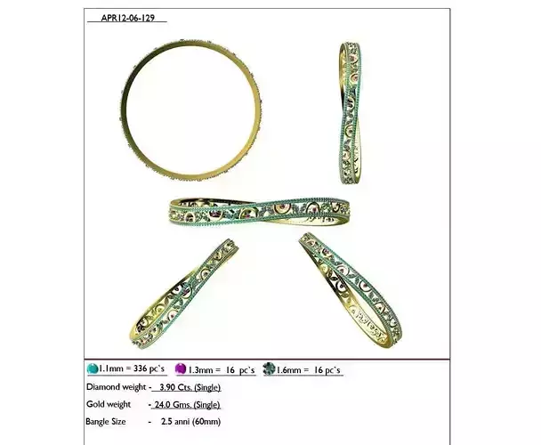 Gold Eternity Ring With Gemstones 13