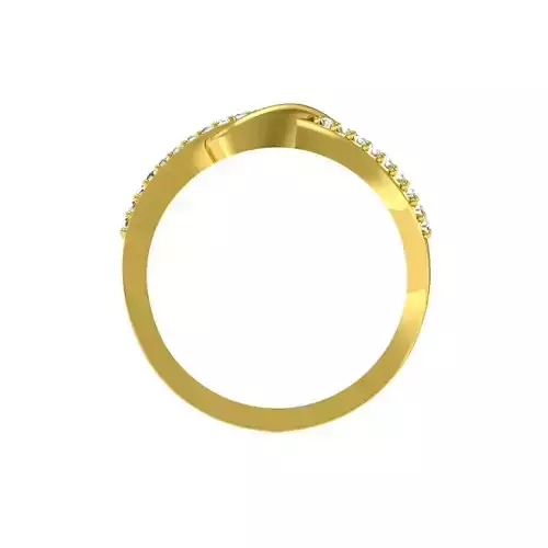 Gold Engagement Ring With Diamonds 121