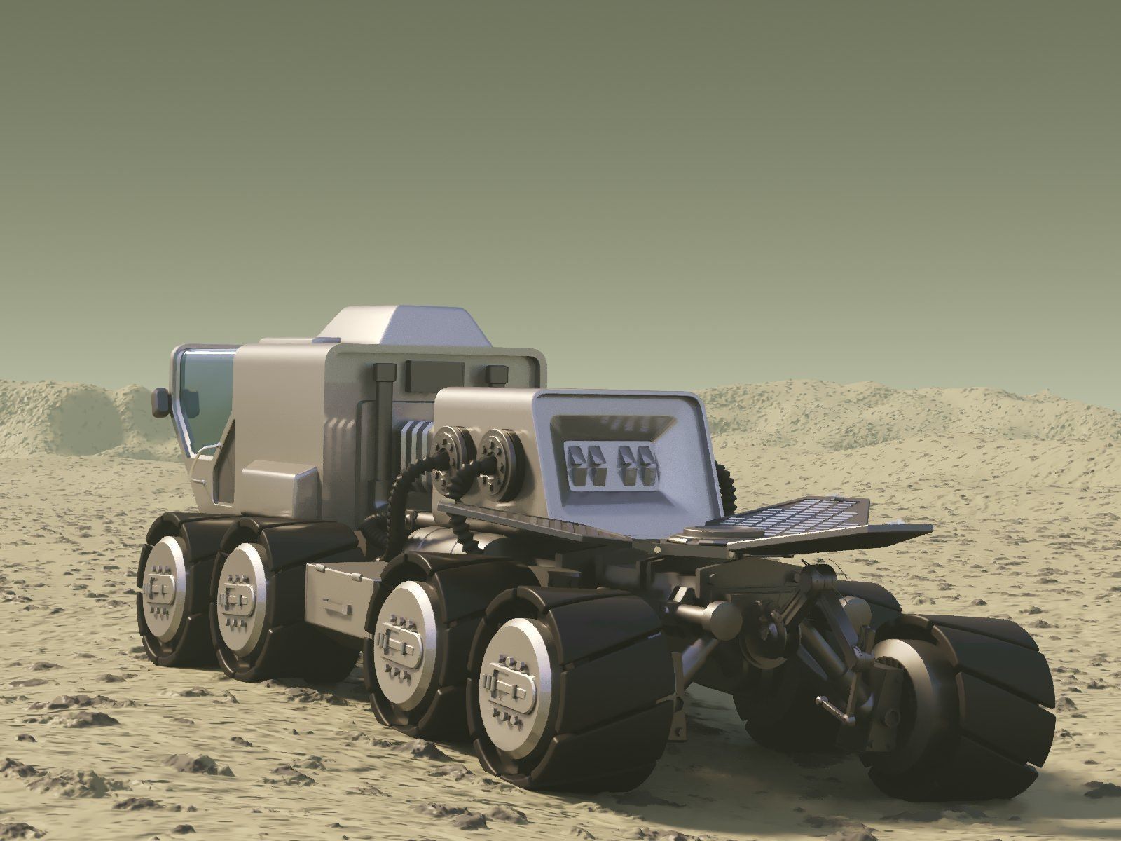 Mars Rover 3D model_4