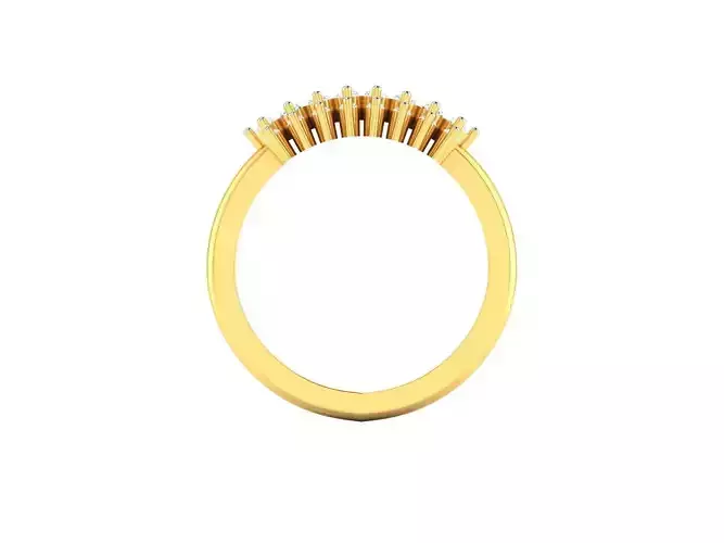 Gold Engagement Ring With Diamonds 127
