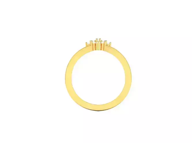 Gold Engagement Ring With Diamonds 128